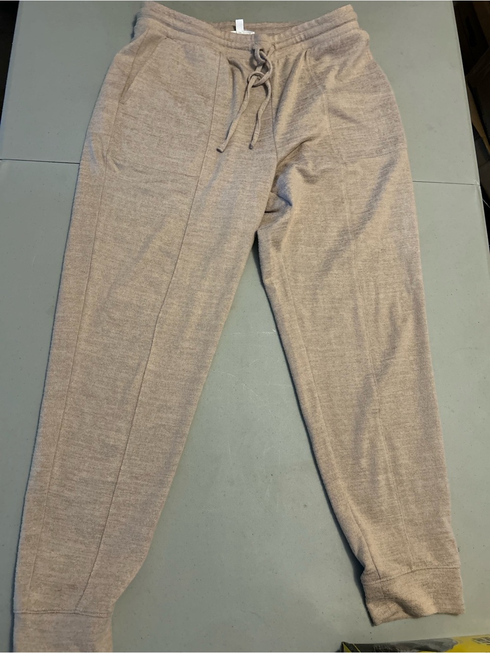 Haven Taupe Drawstring Joggers
